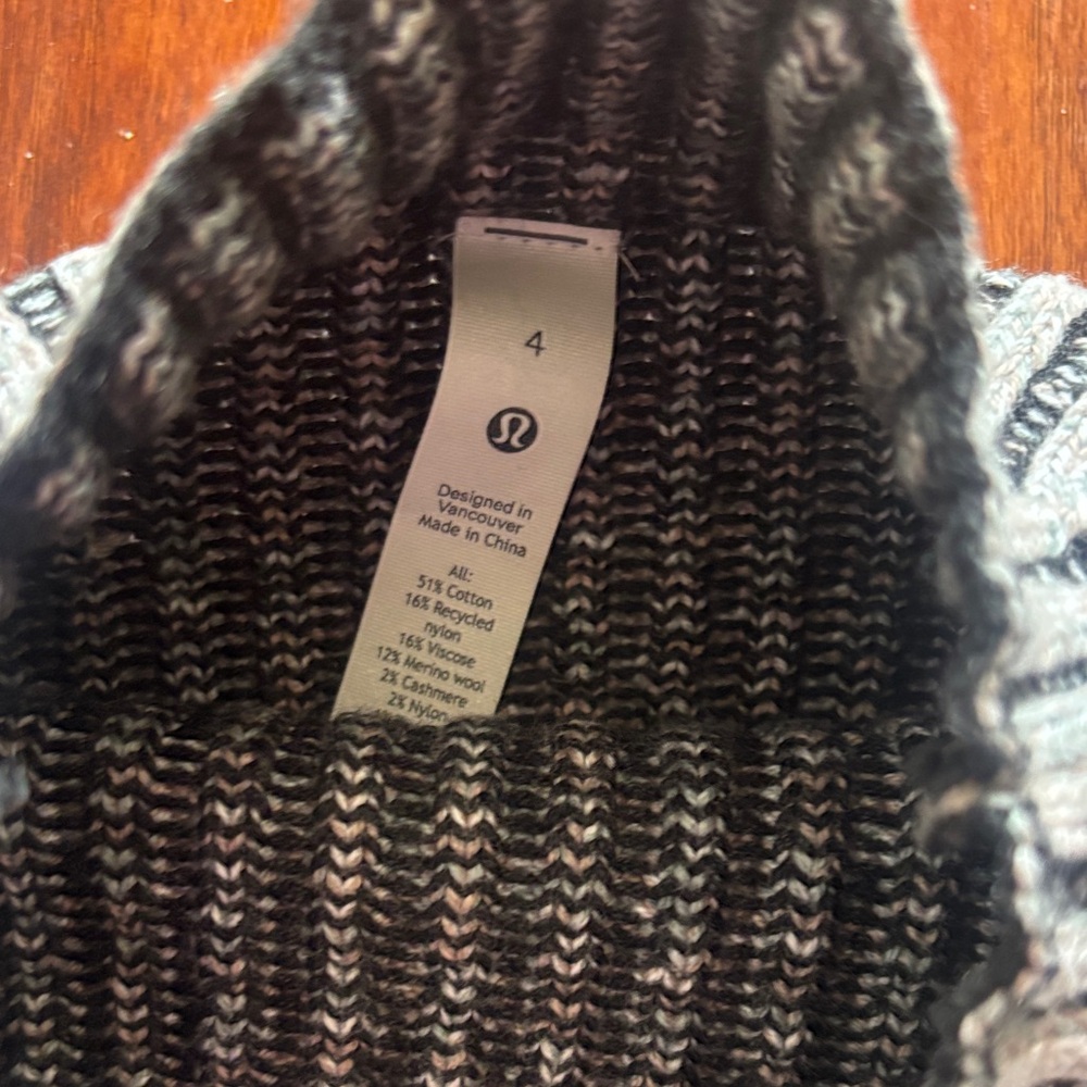 Gray Ribbed Women's Sweater - Picture 2 of 3